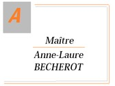 Maître Anne-Laure BECHEROT